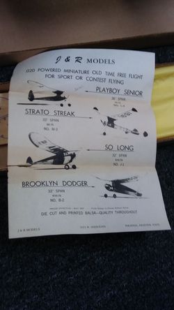 Model plane