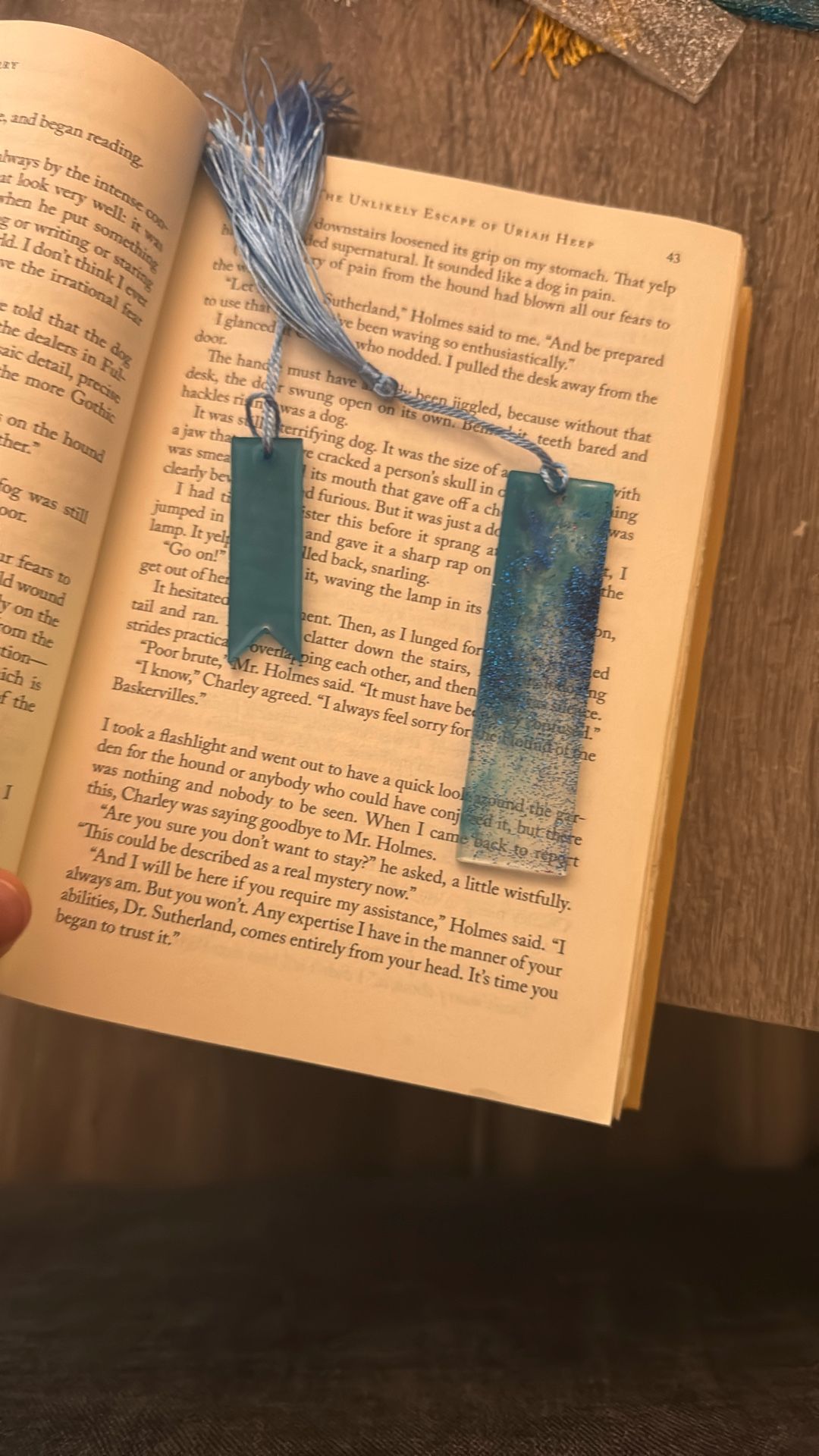 Homemade Resin Bookmarks