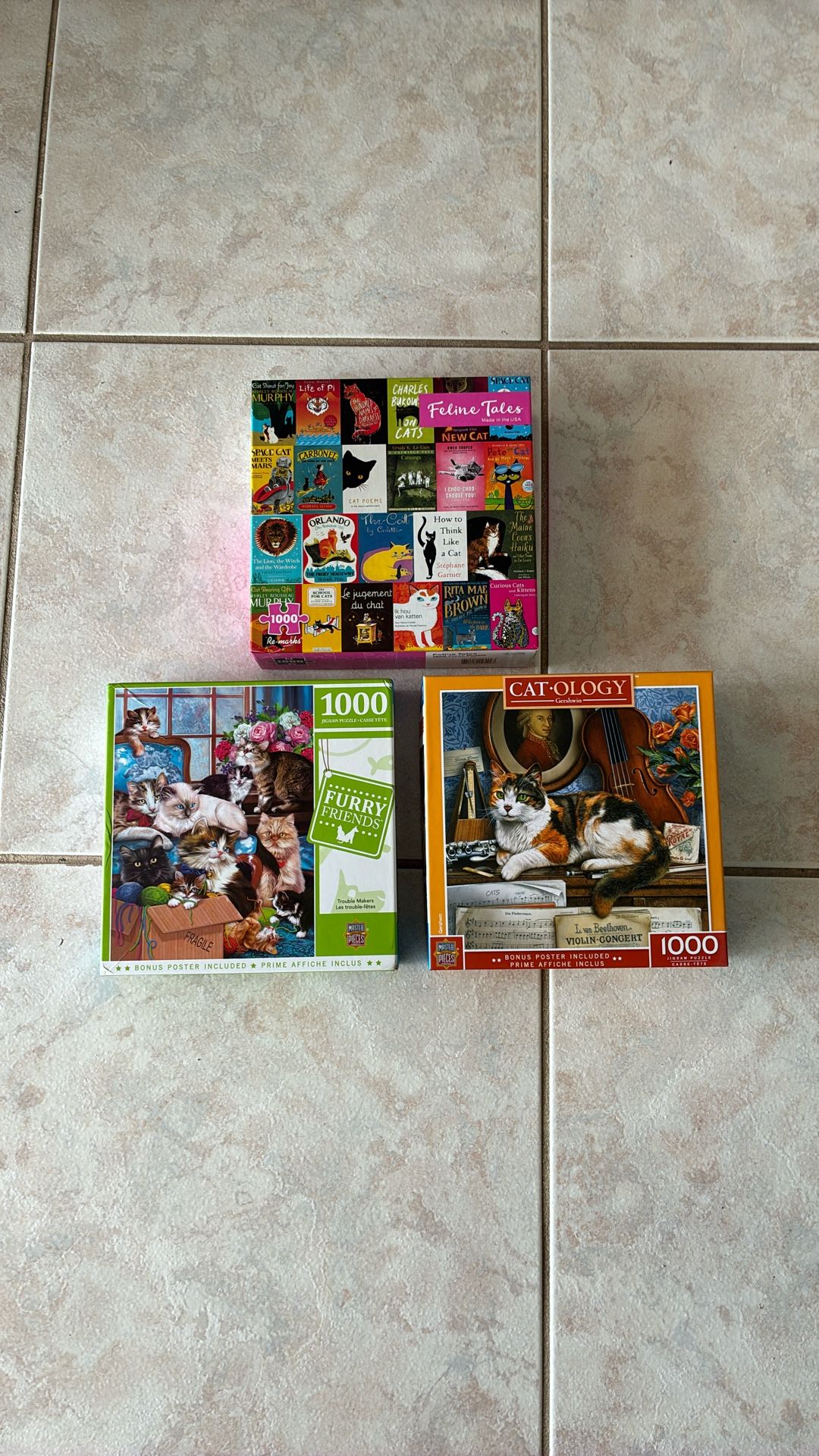 1,000 Piece Cat Puzzles
