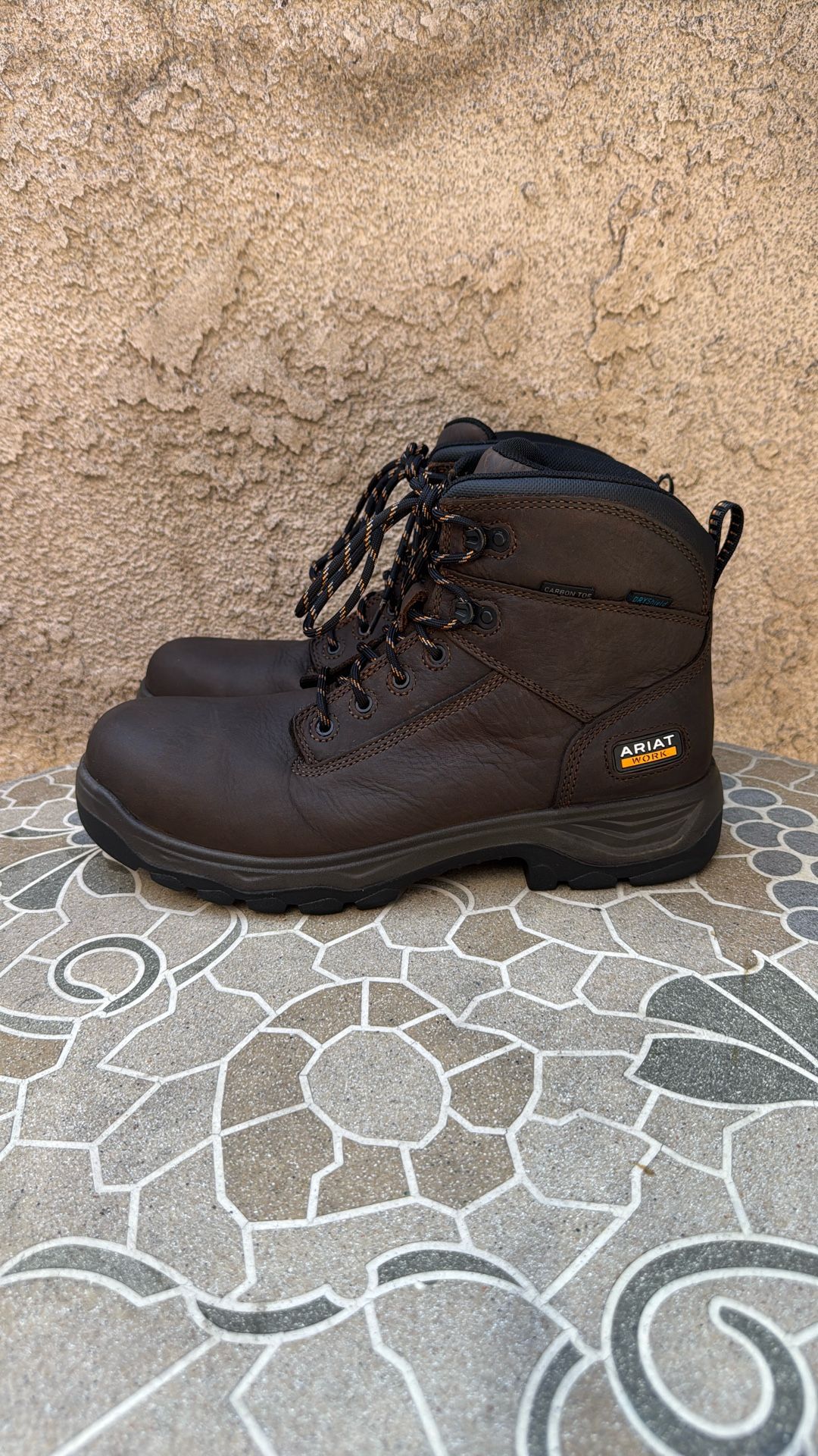 WORK BOOTS ARIAT COMPOSITE TOE WATERPROOF SIZE 10 MENS