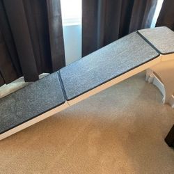 Pet Ramp for Beds Cat/Dog - Durable Wooden Frame Supports up to 120 lb (Originally $179.95)