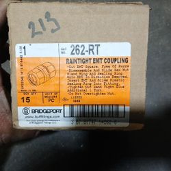 Bridgeport 1" Raintight EMT Coupling 262-RT