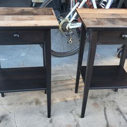 (2) IKEA HEMNES Night Stands/End Tables