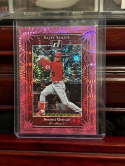 2019 Panini Donruss Shohei Ohtani Elite Series Pink Fireworks