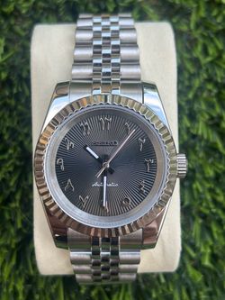 Seiko Black Arabic Dial Datejust