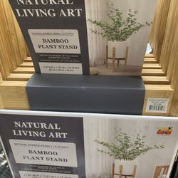 Bamboo Plant Stands $10
