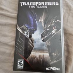Transformers The Game For Psp
