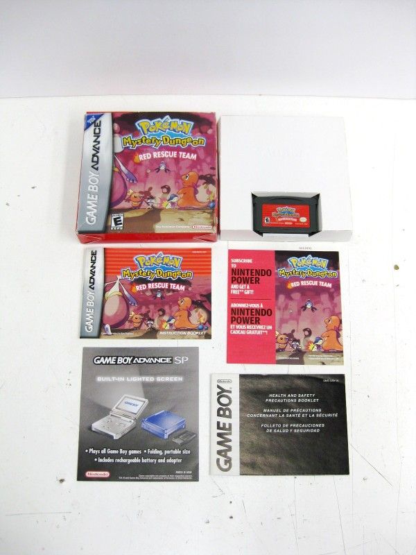 Pokemon Mystery Dungeon: Red Rescue Team Nintendo GBA 2006 Game CIB