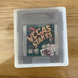 Used Vegas Stakes Gameboy game