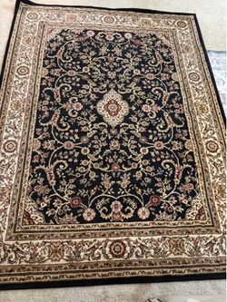 Area floral rug