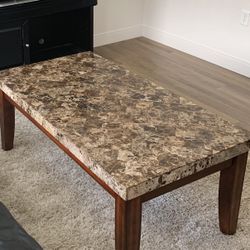 Coffee Table (48”L x 19”H x 28” D)