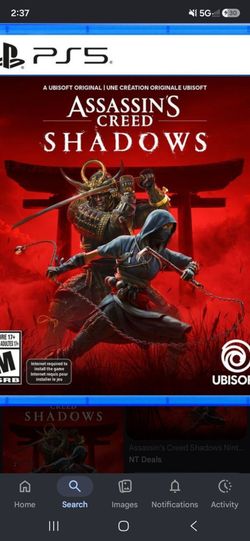 Assassin's Creed shadows ps5