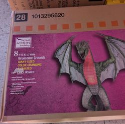 Halloween dragon from Home Depot- new!