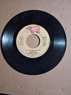 Vintage Vinyl 45 RPM 7" Record LP Andy Gibb One More Look At The Night & Dont Throw 1978