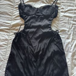 Princess Polly, flat satin dress