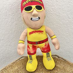 WWE Hulk Hogan Bleacher Creatures 10 inch Plush Doll Wrestling Figure AEW