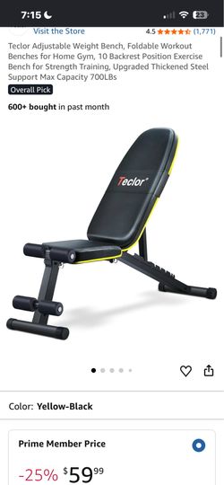 teclor weight bench