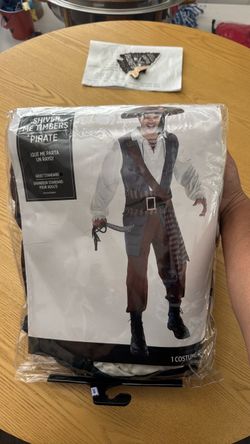 Shiver Me Timbers Pirate Adult Costume