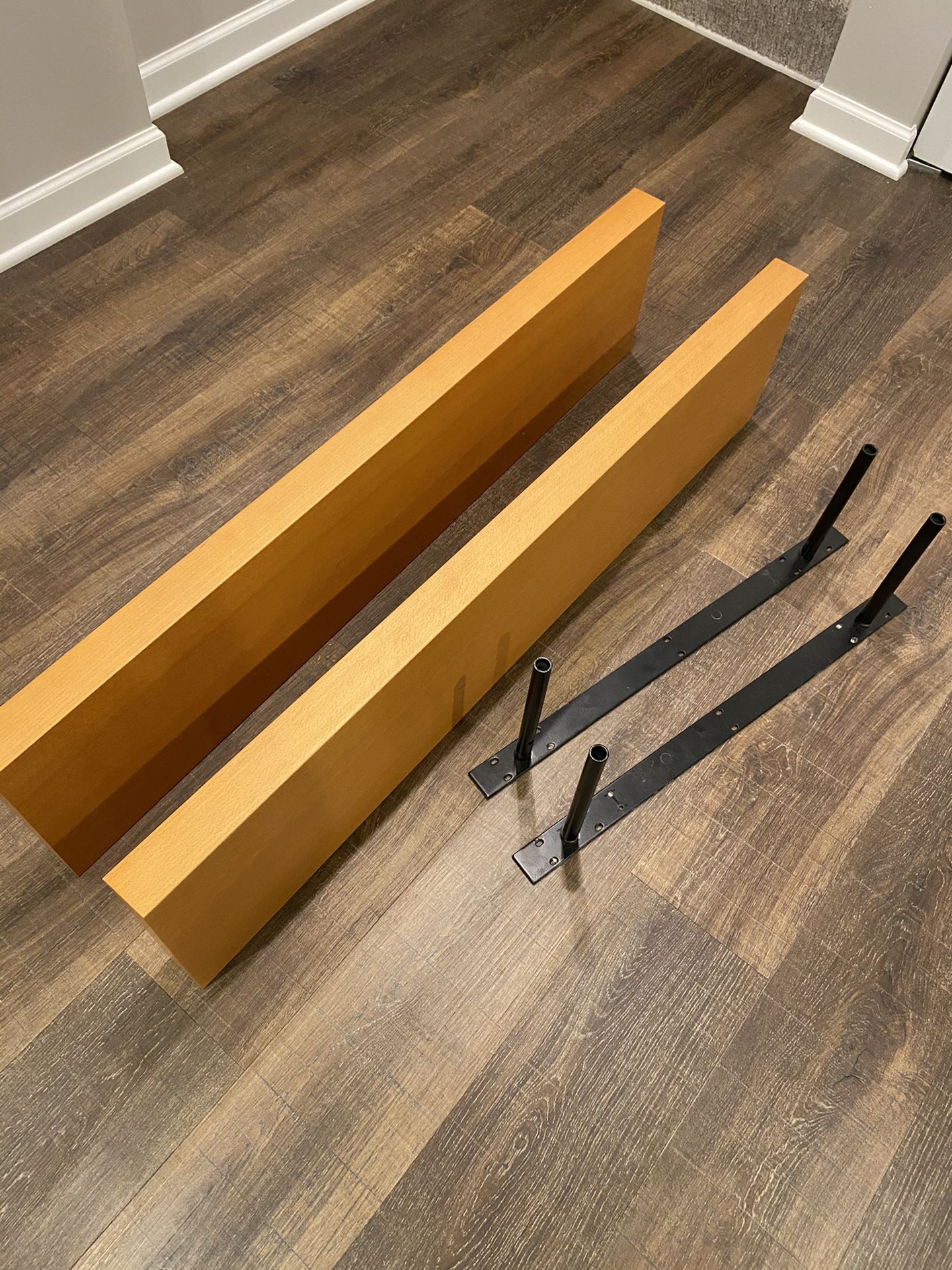 IKEA Floating shelves (qty 2) - 43”x 10” x 2”