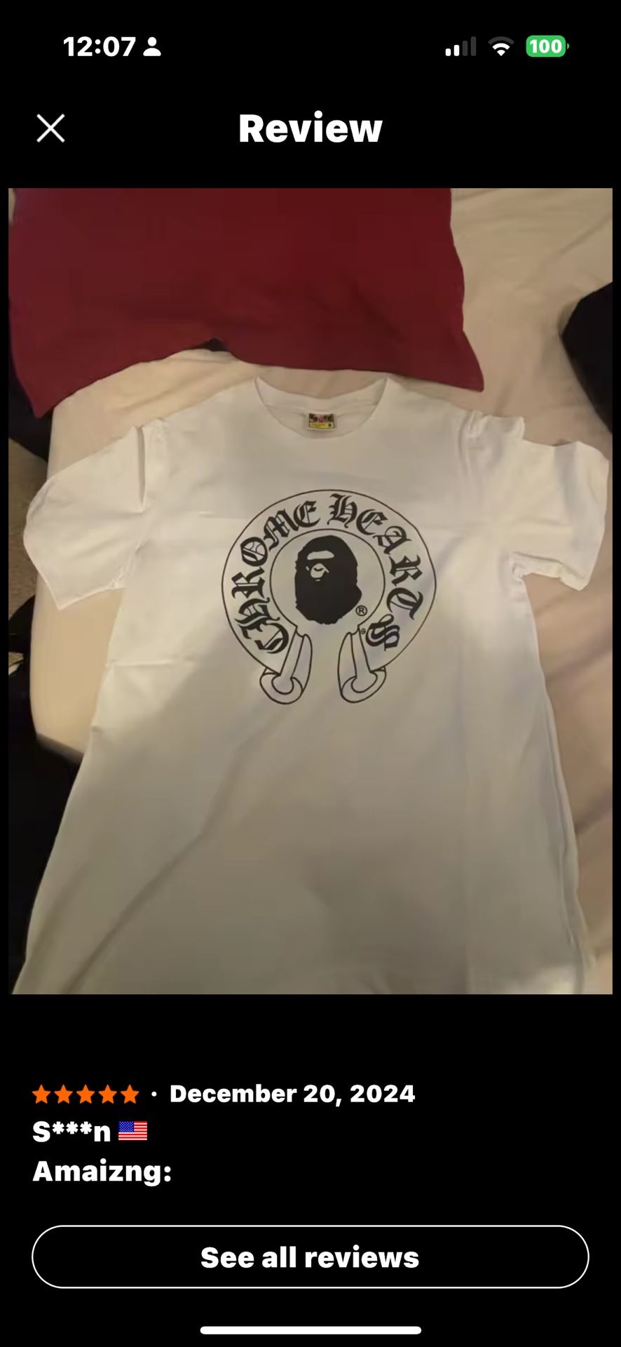 Chrome Heart Bape Tee