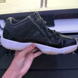 Nike Jordan Black Jordan 11 Retro Low Sneakers 