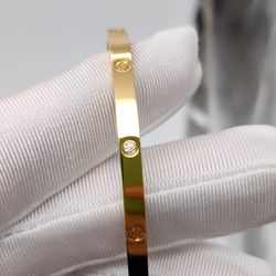 18k Bangle Bracelet without Stone