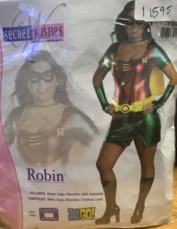 Robin Costume, Sexy, Adult Costume,  XL 14-16, BRAND NEW, Sale, Cheap, Halloween