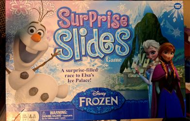 Frozen Surprise Slides Board Game