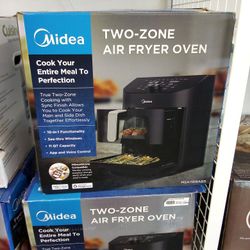 Midea 11qt Dual Sync Air Fryer 