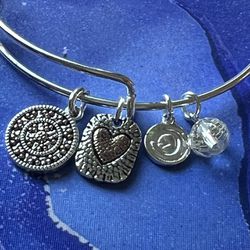 Expandable Bracelet, Mother Daughter Forever Stainless Steel Adjustable 