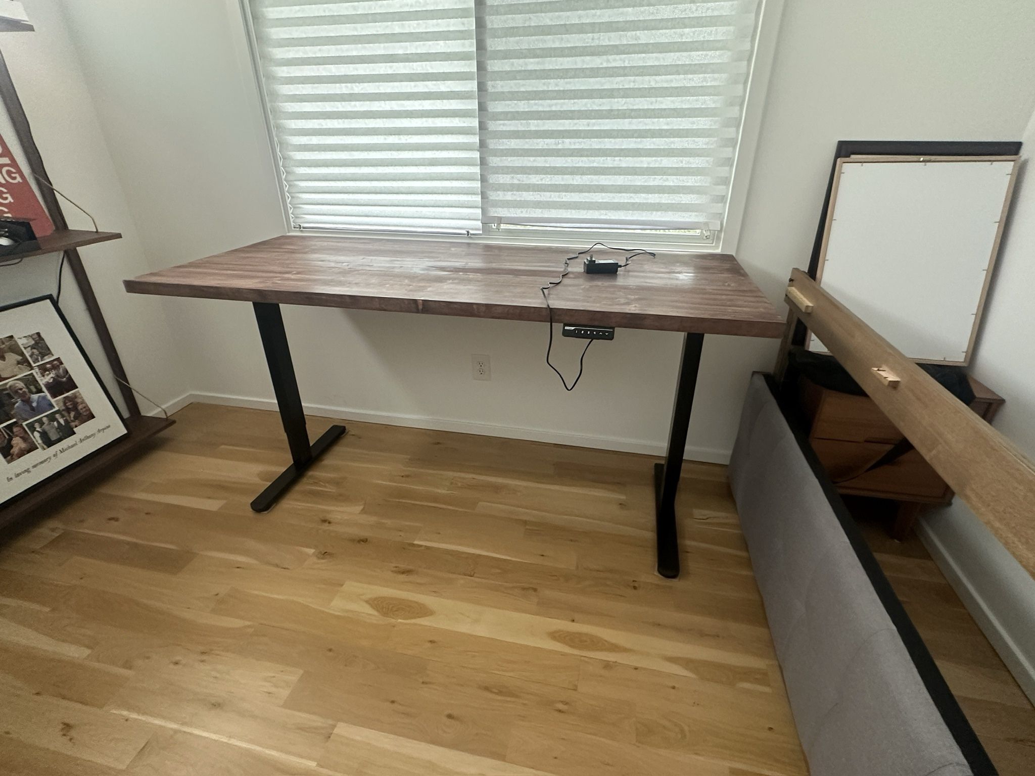 XL Standing Desk - 6ft x 2.5ft - Solid Wood Butcher Block