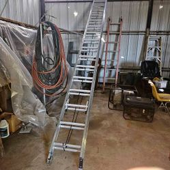 32 ft aluminum extension ladders $349ea no less