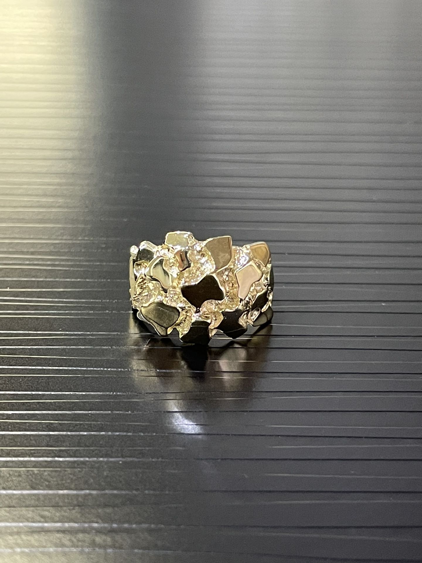 10K Solid Nugget Ring 🥶
