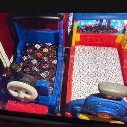 2  Train Toddler Beds 1 Car Twin Bed