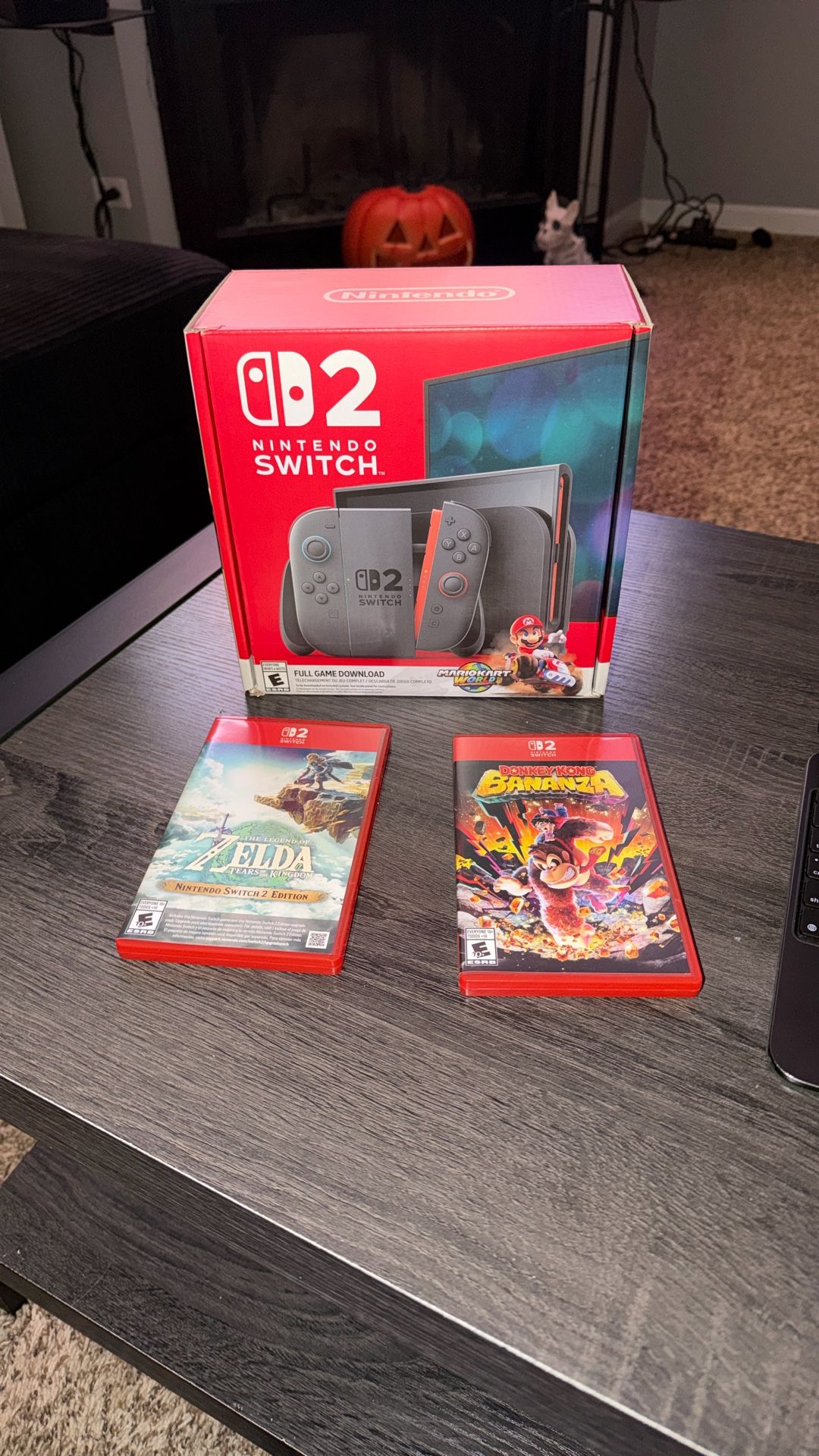 Nintendo Switch 2 Mario Kart World And 2 Games Zelda Donkey Kong