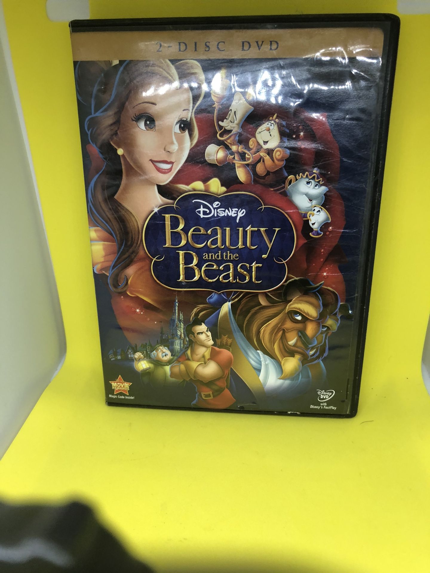 Beauty and the Beast (DVD, Disney, 2010, 2-Disc Set) - Free Shipping!