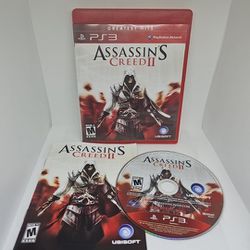 Assassin's Creed II (PlayStation 3, PS3, 2009, Ubisoft) Greatest Hits - Tested