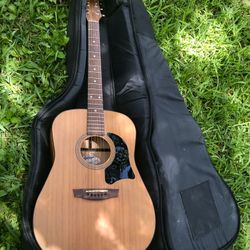 Rare Garrison G20 Solid Wood Acoustic Guitar & Case