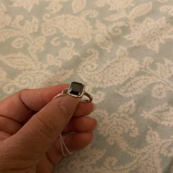 Real 925 Sterling Silver Wedding Ring Size 8 