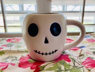 Ceramic Halloween Skull Mug