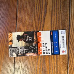 Knicks Game Ticket 2019 Vs Nets 