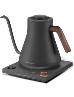 INTASTING Electric Kettles, Gooseneck Electric Kettle, ±1? Temperature Control, Stainless Steel Inner, Quick Heating, For Pour Over Coffee, Brew Tea, 