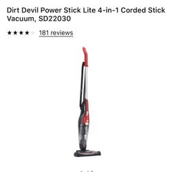 Dirt Devil - Power Stick Lite 4-in-1 Vacuum