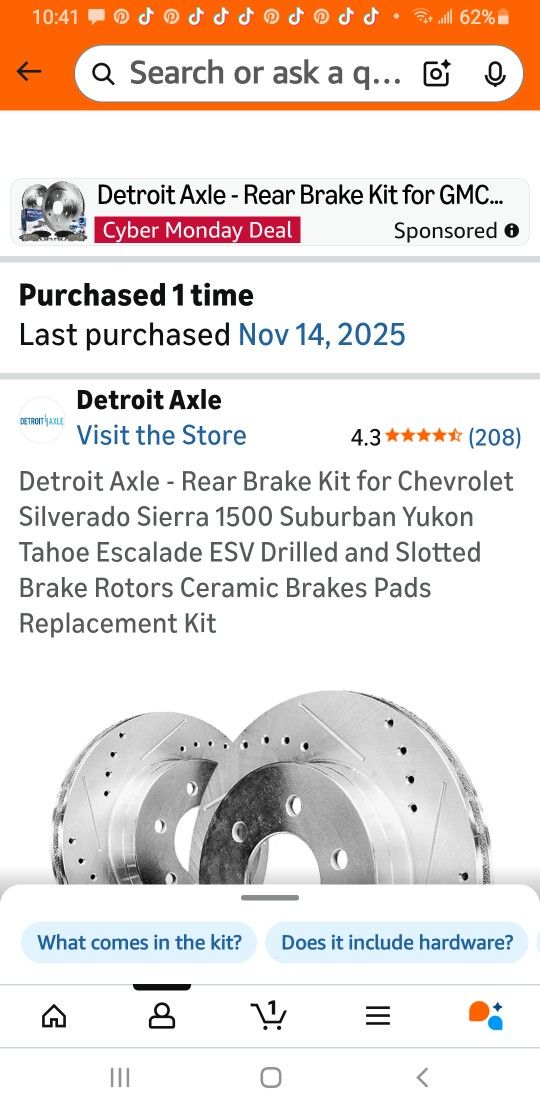 Tahoe Rear Brakes