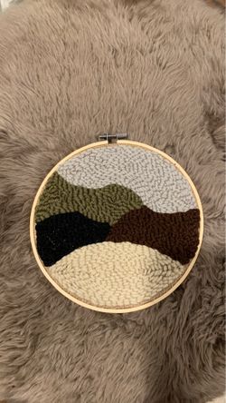Punch Needle Desert.