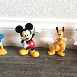 Disney Figures Mickey Minnie Donald Pluto ALL FOR $10