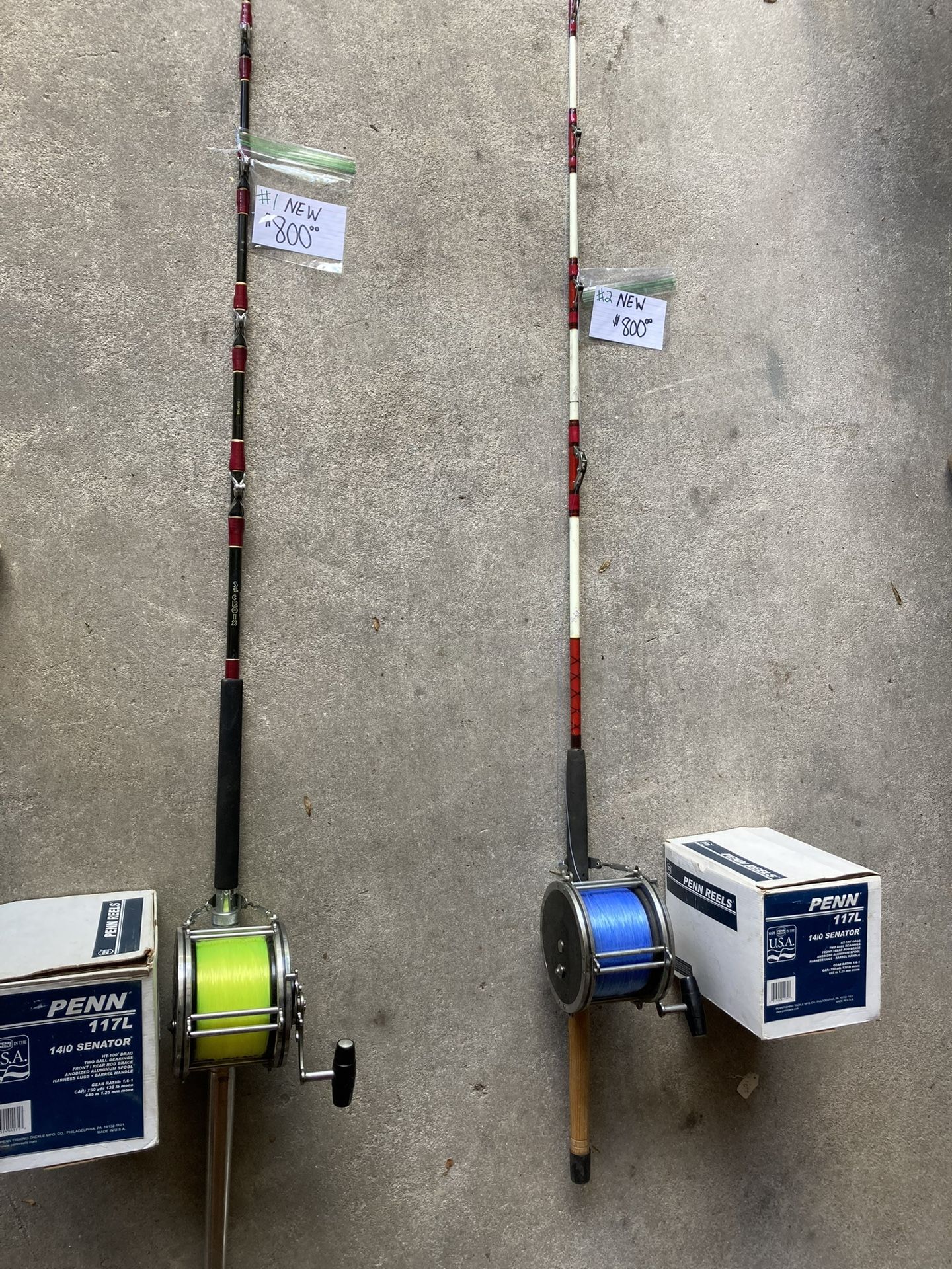 Fishing Deep Sea Rod And Reels