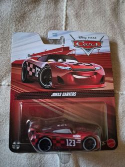 Disney Pixar Cars Jonas Carvers #123 No Stall Next-Gen Racer 2021-2022
