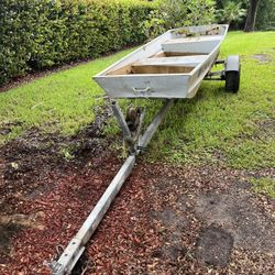 Jon Boat - With Trailer No Motor