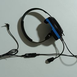 TURTLE BEACH Recon Chat Gaming Headset With Mic Plug In PC PS4 PS5 Blue/Black